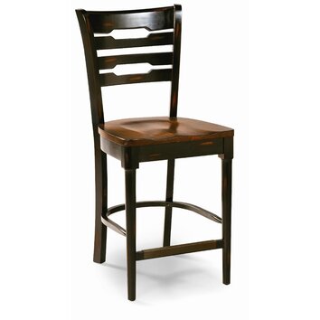 Saddle Seat Counter Stool with Back