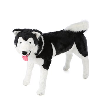 husky stuffed animal big