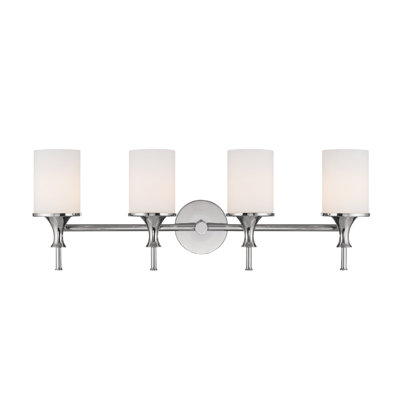 Bathroom Vanity Lights on Capital Lighting Studio Four Light Bath Vanity In Polished Nickel