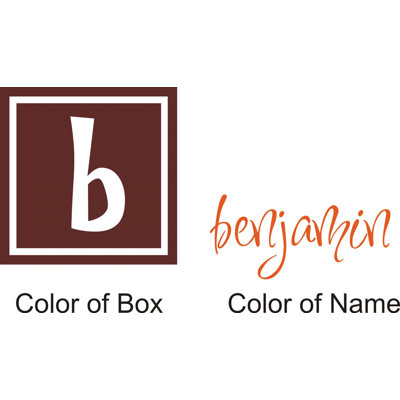 Alphabet Garden Designs Benjamin's Box Wall Decal