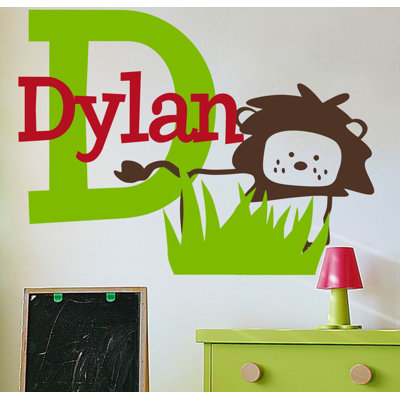 Alphabet Garden Designs Dylan's Lion Wall Decal