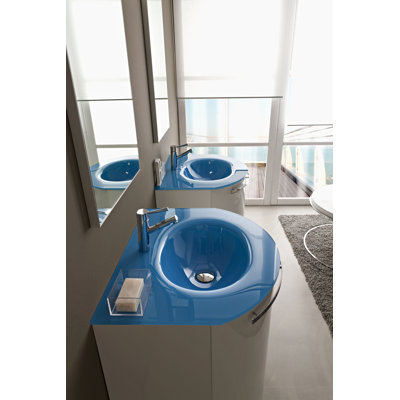 Acquaviva Archeda II 27.5" Single Curved Bathroom Vanity