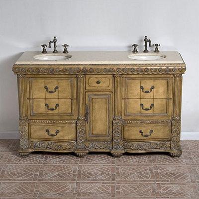 Global Treasures Oxford 60" Double Sink Vanity