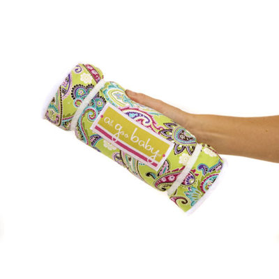 Ah Goo Baby The Plush Pad Memory Foam Changing Pad in Bloom