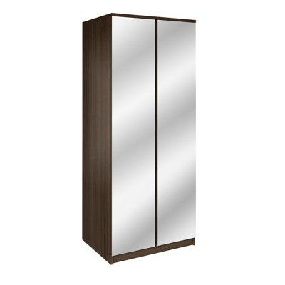 Urbane Designs Hadlee Bedroom 2 Door Mirrored Wardrobe