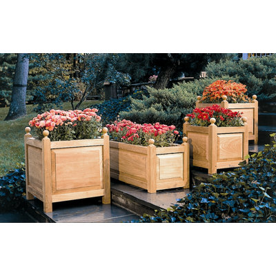 Kingsley Bate Solid Teak Versailles Planter