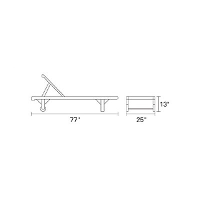 Kingsley Bate Nantucket Chaise