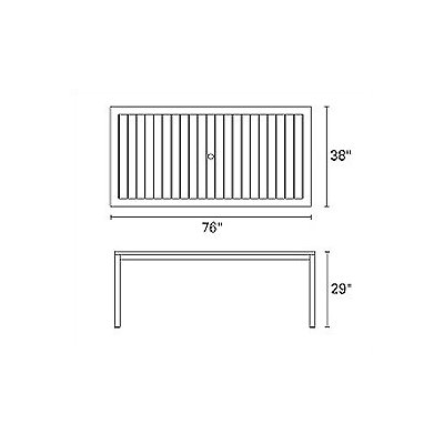 Kingsley Bate Tiburon 9 Piece Dining Set