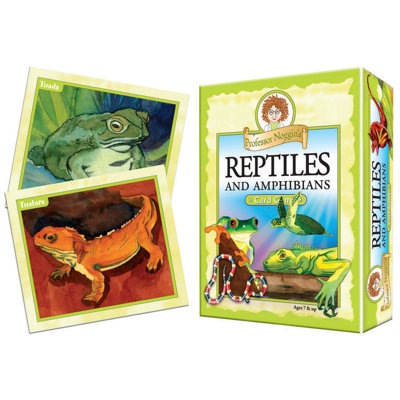 Professor Noggin's Card Games Reptiles and Amphibians Card Game