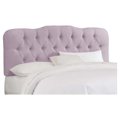 Tufted Linen Upholstered Headboard by Skyline Furniture -image