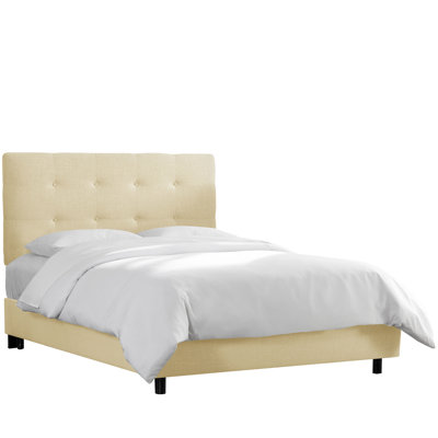 Chambers Cotton Upholstered Panel Bed by Skyline Furniture -image