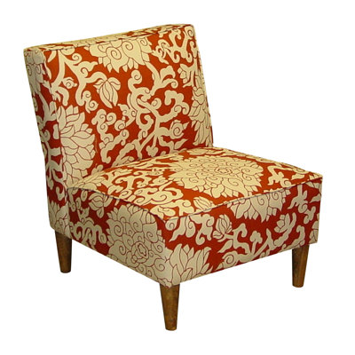 Skyline Furniture Fabric Slipper Chair