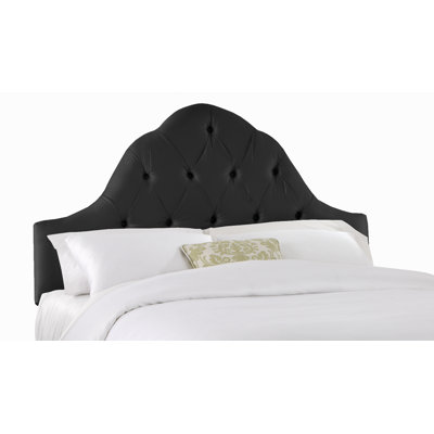 Tufted High Arch Upholstered Headboard by Skyline Furniture -image