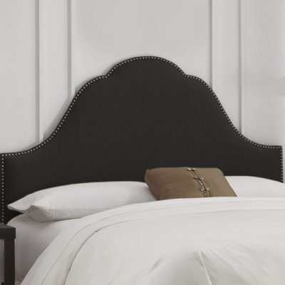 Nail Button Arch Upholstered Headboard by Skyline Furniture -image
