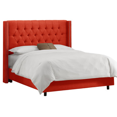 Skyline Furniture Wingback Bed