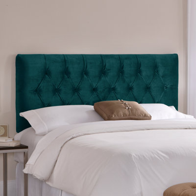 Tufted Velvet Upholstered Headboard by Skyline Furniture -image