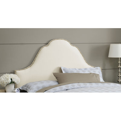 Plain High Arch Upholstered Headboard by Skyline Furniture -image