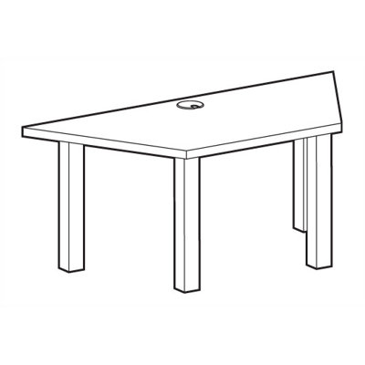 Ironwood Library 3000 Trapezoid Peripheral Stand