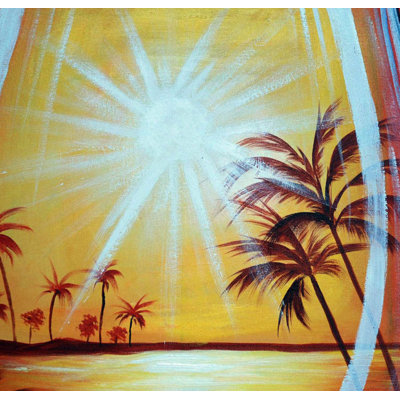 White Walls 'Tropical Glass' Canvas Art