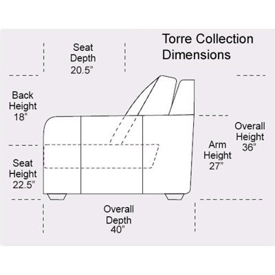 Omnia Furniture Torre Leather Chair