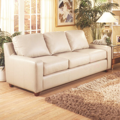 Omnia Furniture Pacific Heights Leather Sofa