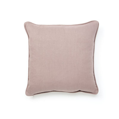 Villa Home Illusion Flora Pillow in Purple Embroidered