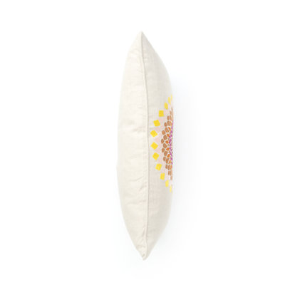 Villa Home Carnaby Street Linen Fleur De Sun Accent Pillow