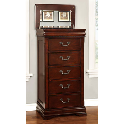 Cherisse 5 Drawer Lingerie Chest by Hokku Designs -image