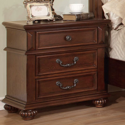 Lorrenzia 3 Drawer Nightstand by Hokku Designs -image