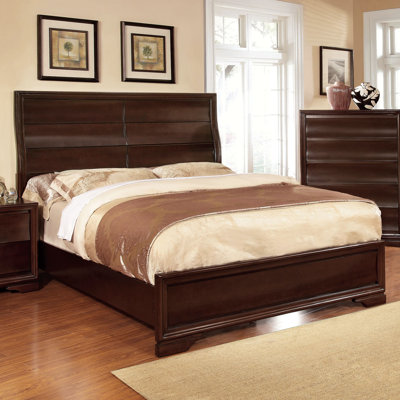 Corenzia Curved Panel Platform Bed by Hokku Designs -image