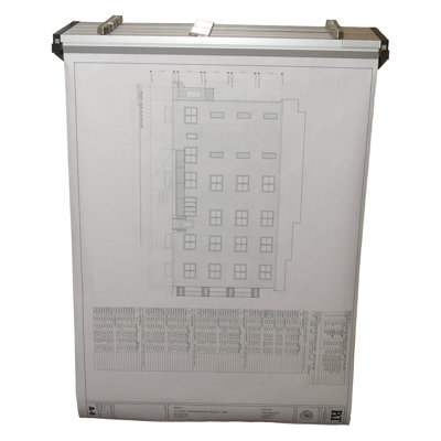 Adir Corp Drop/Lift Wall Rack for Blueprints