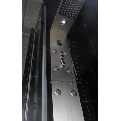 Dreamline Majestic Pivot Door Steam Shower Enclosure with Majestic Base