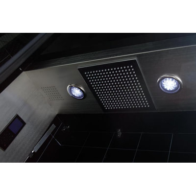 Dreamline Majestic Pivot Door Steam Shower Enclosure with Majestic Base
