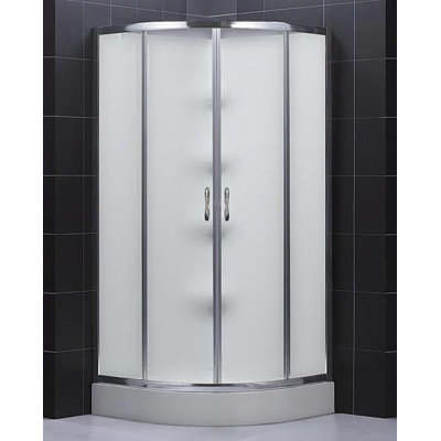 Dreamline Sparkle Sliding Door Shower Enclosure with Base and Backwall