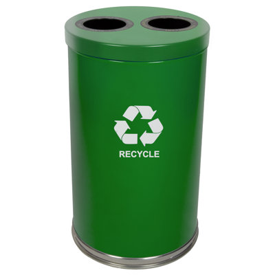 Witt 18" W Recycling Unit with Two Openings