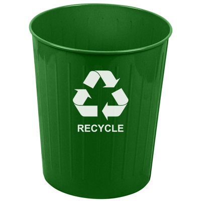 Witt 26 Quart Medium Round Recycling Wastebasket