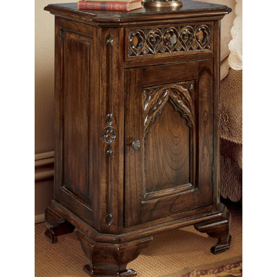 Queensbury Inn Gothic Revival Nightstand by Design Toscano -image