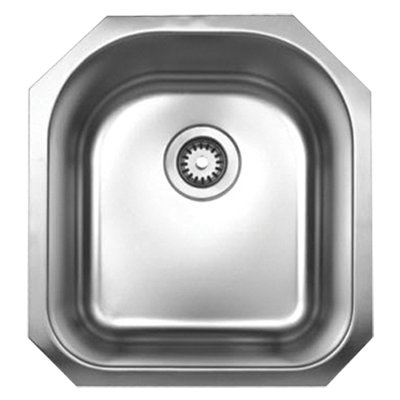 Whitehaus Collection Noah's 20" Single Bowl Undermount Kitchen Sink