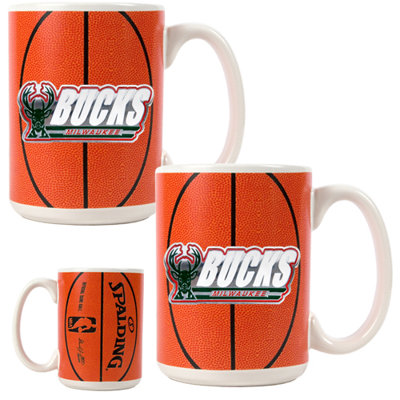 Great American Products NBA Gameball Coffee Mug (Set of 2)