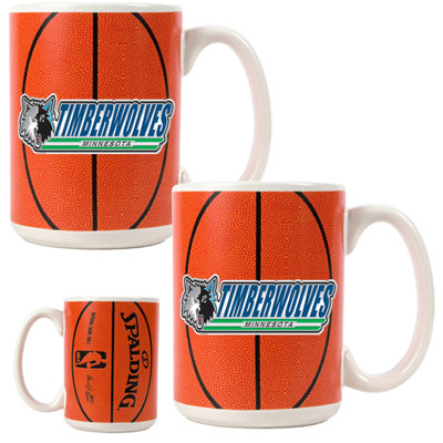 Great American Products NBA Gameball Coffee Mug (Set of 2)