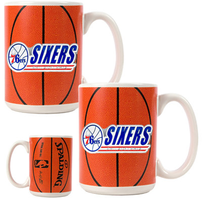 Great American Products NBA Gameball Coffee Mug (Set of 2)