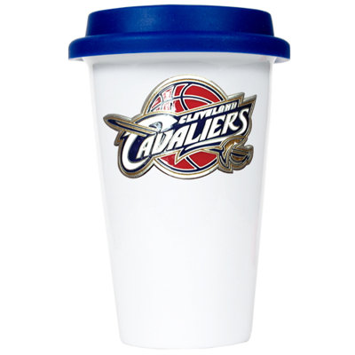 Great American Products NBA 12oz Double Wall Tumbler with Blue Lid