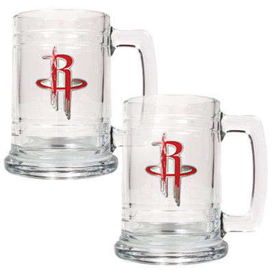 Great American Products NBA 15oz Glass Tankard 2 Piece Set - Primary Logo