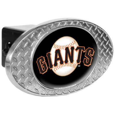 Great American Products MLB Metal Diamond Plate Trailer Hitch Cover