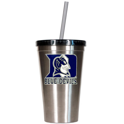 Great American Products NCAA 16oz Stainless Steel Insulated Tumbler with Straw