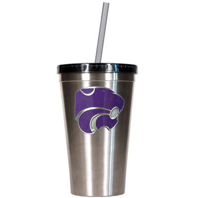 Great American Products NCAA 16oz Stainless Steel Insulated Tumbler with Straw