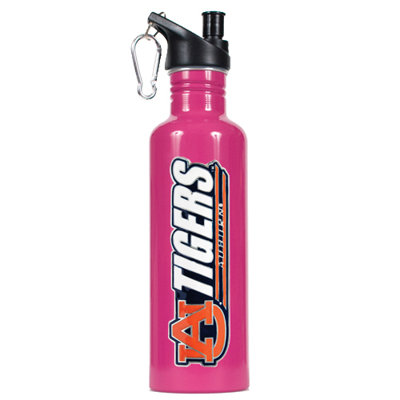 Great American Products NCAA 26oz Stainless Steel Water Bottle with Pop-up Spout in Pink