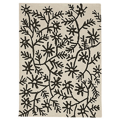 Nanimarquina Black On White Flores Rug