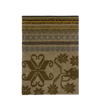 Nanimarquina Folk Green Rug