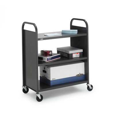 Bretford Manufacturing Inc Metal Flat Shelf Booktruck